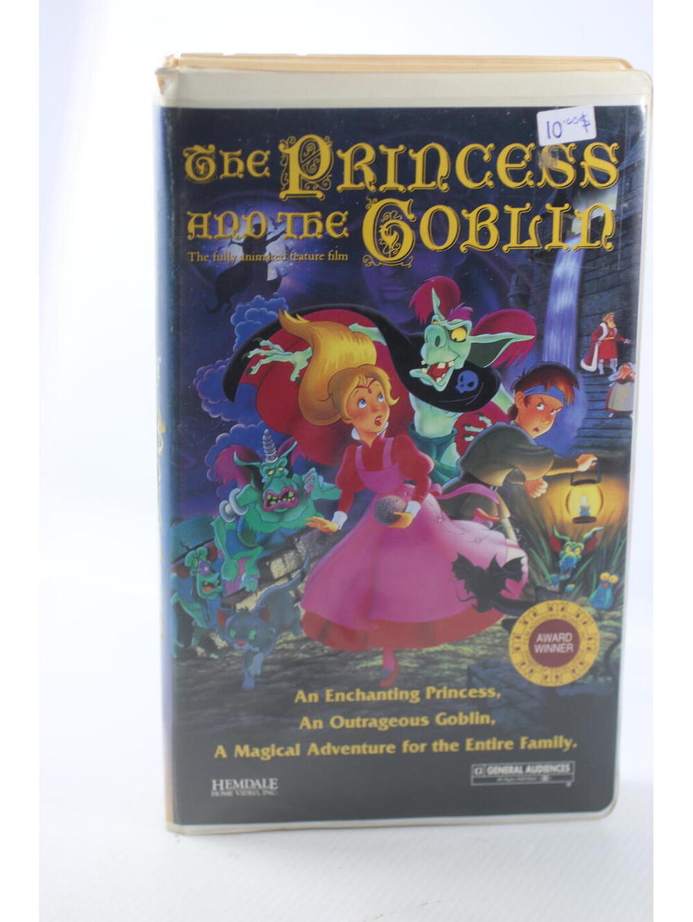 The Princess and the Goblin VHS Tape Vintage